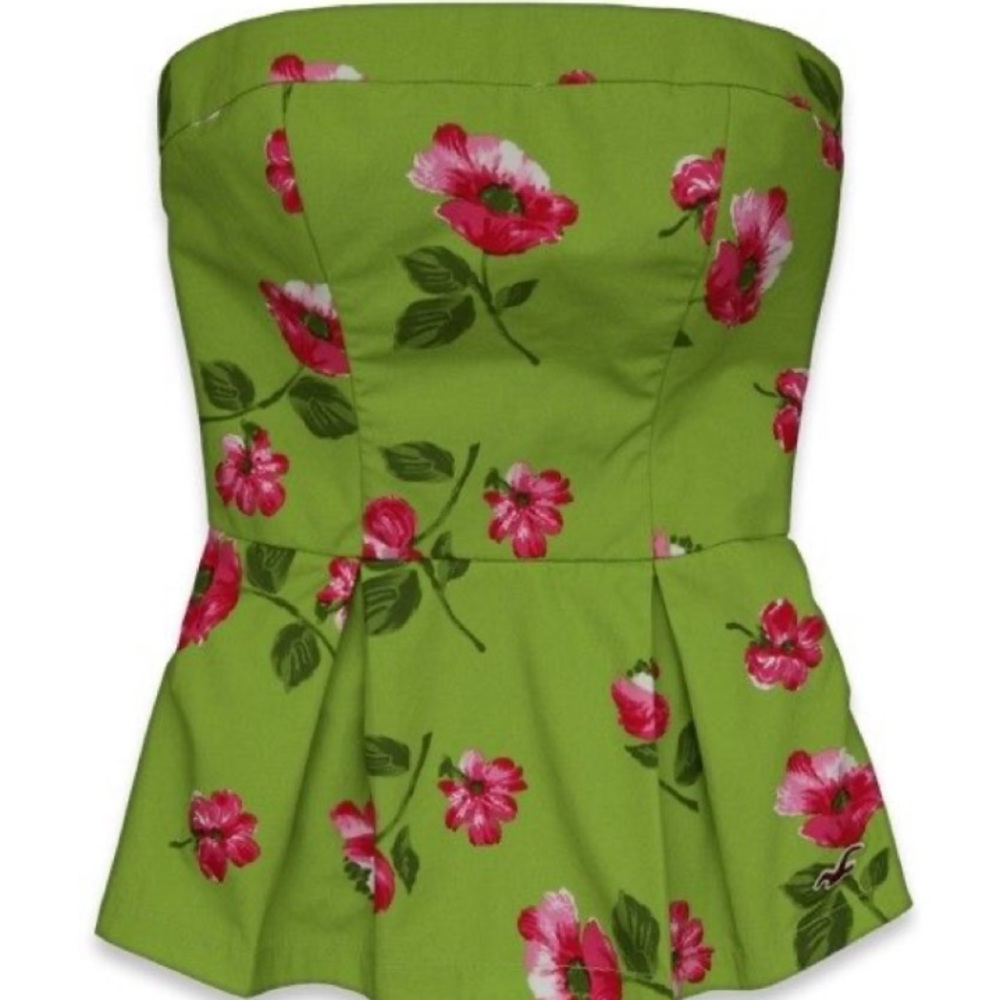 Hollister Imperial Beach Strapless Top